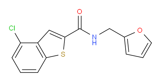 4-chloro-N-(furan-2-ylmethyl)benzo[b]thiophene-2-carboxamide