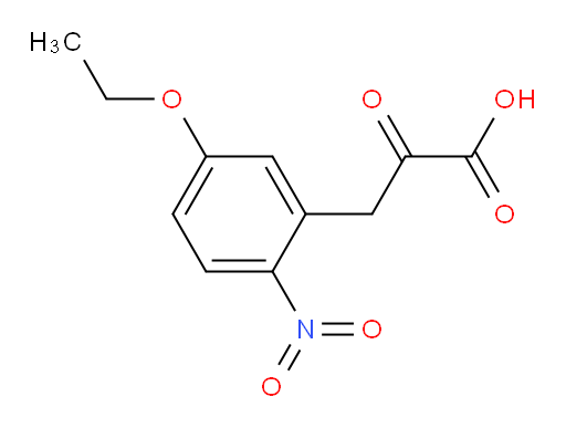 3-(5-ethoxy-2-nitrophenyl)-2-oxopropanoic acid