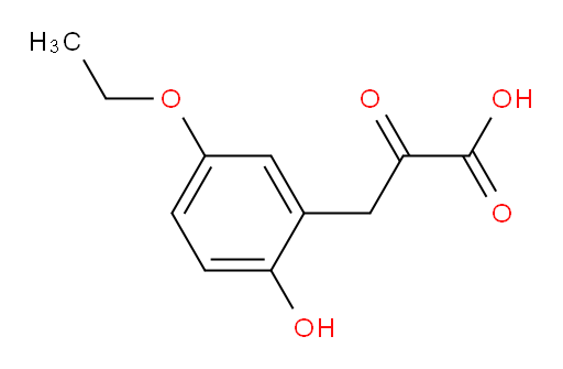 3-(5-ethoxy-2-hydroxyphenyl)-2-oxopropanoic acid