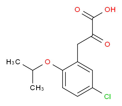 3-(5-chloro-2-isopropoxyphenyl)-2-oxopropanoic acid