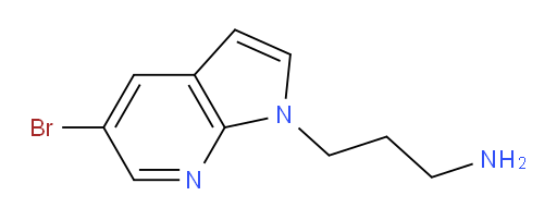 3-(5-bromo-1H-pyrrolo[2,3-b]pyridin-1-yl)propan-1-amine