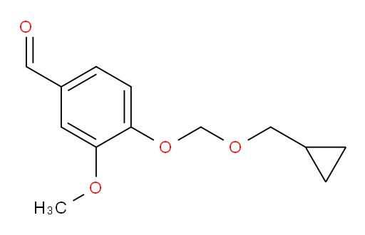 4-((cyclopropylmethoxy)methoxy)-3-methoxybenzaldehyde