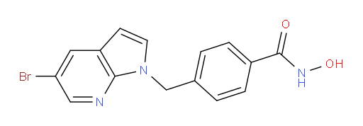 4-((5-bromo-1H-pyrrolo[2,3-b]pyridin-1-yl)methyl)-N-hydroxybenzamide