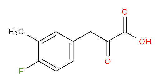 3-(4-fluoro-3-methylphenyl)-2-oxopropanoic acid