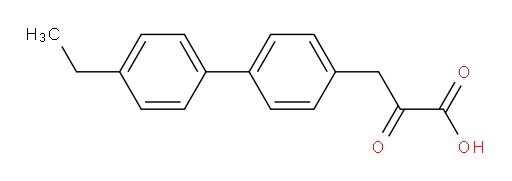 3-(4'-ethyl-[1,1'-biphenyl]-4-yl)-2-oxopropanoic acid