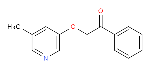 2-((5-methylpyridin-3-yl)oxy)-1-phenylethanone
