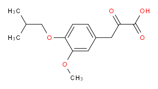 3-(4-isobutoxy-3-methoxyphenyl)-2-oxopropanoic acid