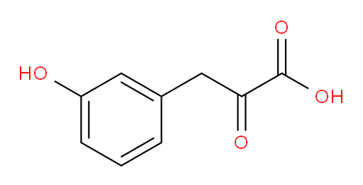 3-(3-hydroxyphenyl)-2-oxopropanoic acid