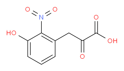 3-(3-hydroxy-2-nitrophenyl)-2-oxopropanoic acid