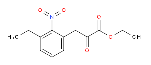 ethyl 3-(3-ethyl-2-nitrophenyl)-2-oxopropanoate