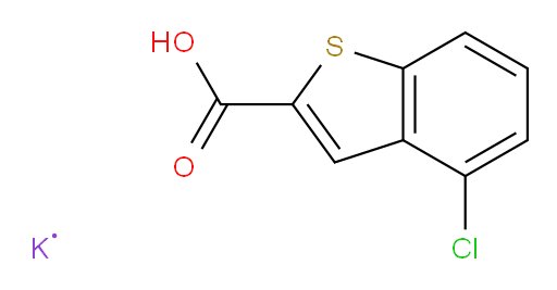 4-chlorobenzo[b]thiophene-2-carboxylic acid, potassium salt