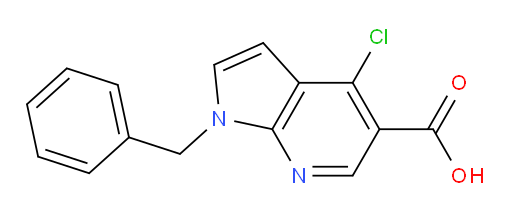 1-benzyl-4-chloro-1H-pyrrolo[2,3-b]pyridine-5-carboxylic acid