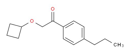 2-cyclobutoxy-1-(4-propylphenyl)ethanone