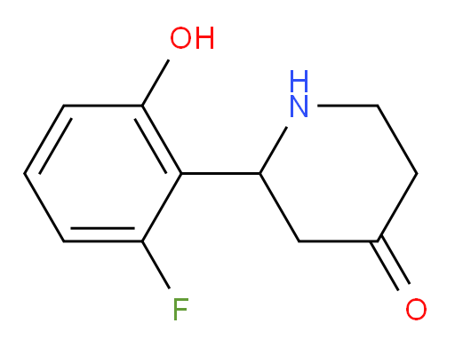 2-(2-fluoro-6-hydroxyphenyl)piperidin-4-one