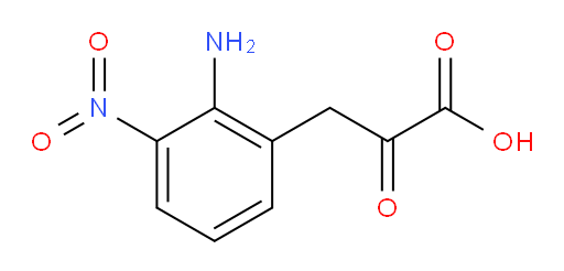3-(2-amino-3-nitrophenyl)-2-oxopropanoic acid