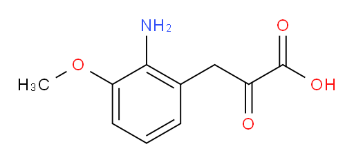 3-(2-amino-3-methoxyphenyl)-2-oxopropanoic acid