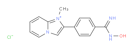 2-(4-(N-hydroxycarbamimidoyl)phenyl)-1-methylimidazo[1,2-a]pyridin-1-ium chloride