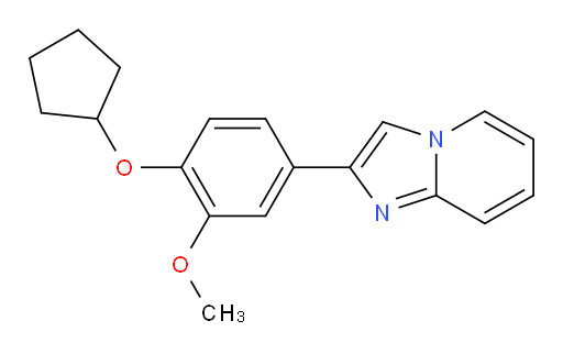 2-(4-(cyclopentyloxy)-3-methoxyphenyl)imidazo[1,2-a]pyridine