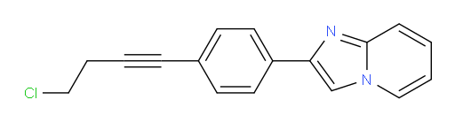 2-(4-(4-chlorobut-1-yn-1-yl)phenyl)imidazo[1,2-a]pyridine