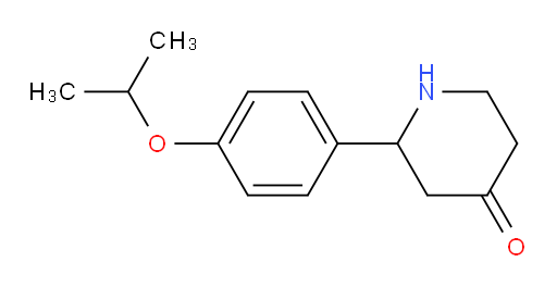 2-(4-isopropoxyphenyl)piperidin-4-one