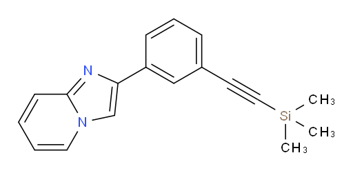 2-(3-((trimethylsilyl)ethynyl)phenyl)imidazo[1,2-a]pyridine