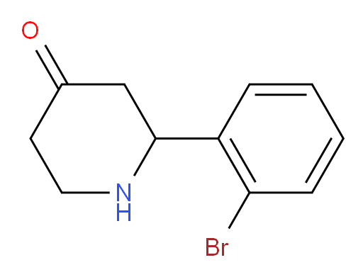 2-(2-bromophenyl)piperidin-4-one