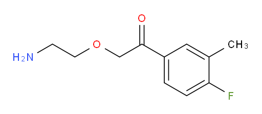 2-(2-aminoethoxy)-1-(4-fluoro-3-methylphenyl)ethanone