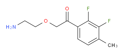 2-(2-aminoethoxy)-1-(2,3-difluoro-4-methylphenyl)ethanone