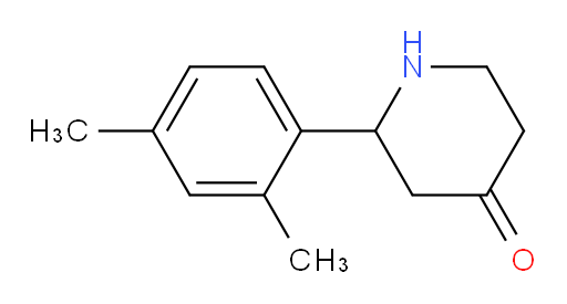 2-(2,4-dimethylphenyl)piperidin-4-one