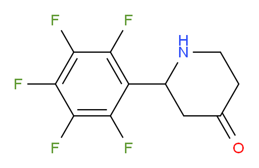 2-(perfluorophenyl)piperidin-4-one