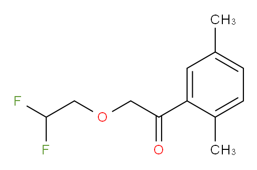 2-(2,2-difluoroethoxy)-1-(2,5-dimethylphenyl)ethanone