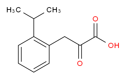 3-(2-isopropylphenyl)-2-oxopropanoic acid