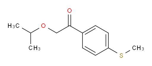 2-isopropoxy-1-(4-(methylthio)phenyl)ethanone