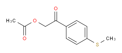 2-(4-(methylthio)phenyl)-2-oxoethyl acetate