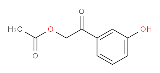2-(3-hydroxyphenyl)-2-oxoethyl acetate