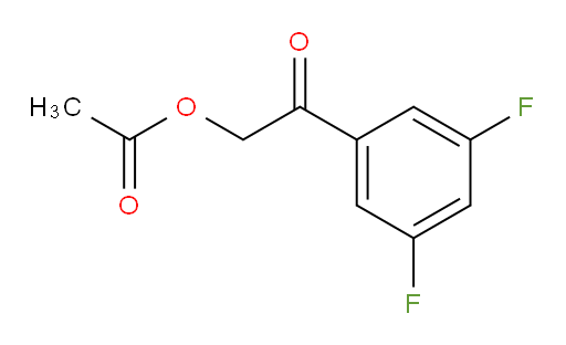 2-(3,5-difluorophenyl)-2-oxoethyl acetate