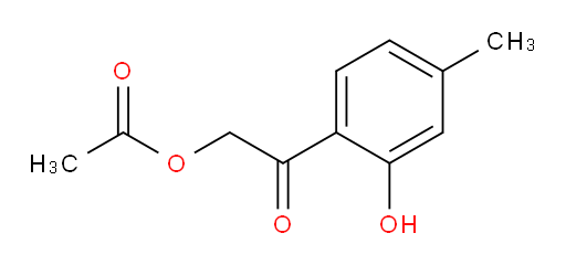 2-(2-hydroxy-4-methylphenyl)-2-oxoethyl acetate