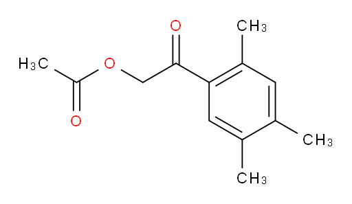 2-oxo-2-(2,4,5-trimethylphenyl)ethyl acetate