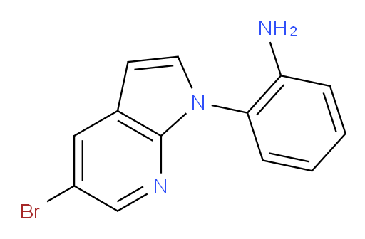 2-(5-bromo-1H-pyrrolo[2,3-b]pyridin-1-yl)aniline