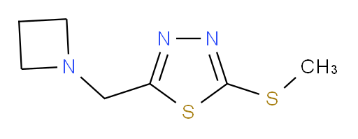 2-(azetidin-1-ylmethyl)-5-(methylthio)-1,3,4-thiadiazole