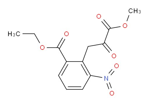 ethyl 2-(3-methoxy-2,3-dioxopropyl)-3-nitrobenzoate