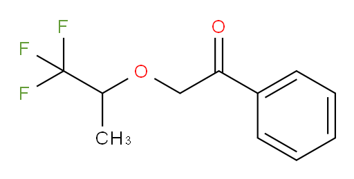 1-phenyl-2-((1,1,1-trifluoropropan-2-yl)oxy)ethanone