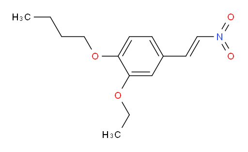 (E)-1-butoxy-2-ethoxy-4-(2-nitrovinyl)benzene