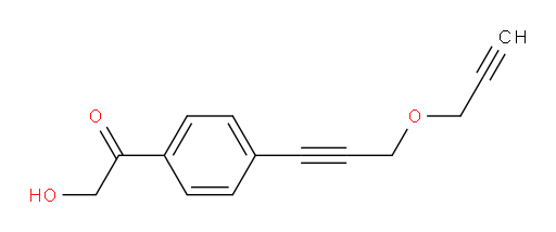 2-hydroxy-1-(4-(3-(prop-2-yn-1-yloxy)prop-1-yn-1-yl)phenyl)ethanone