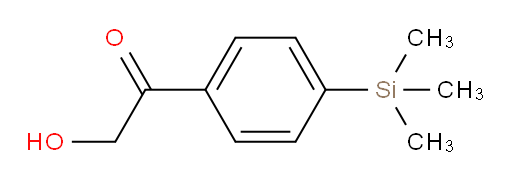 2-hydroxy-1-(4-(trimethylsilyl)phenyl)ethanone