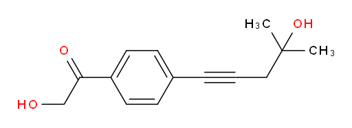 2-hydroxy-1-(4-(4-hydroxy-4-methylpent-1-yn-1-yl)phenyl)ethanone