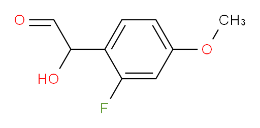 2-(2-fluoro-4-methoxyphenyl)-2-hydroxyacetaldehyde