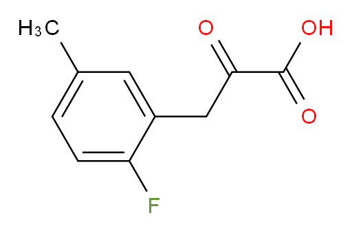 3-(2-fluoro-5-methylphenyl)-2-oxopropanoic acid