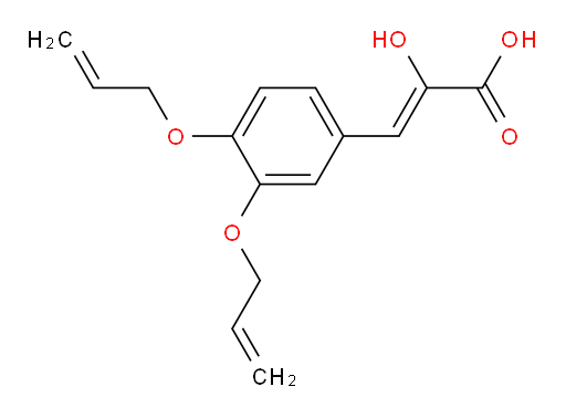 (Z)-3-(3,4-bis(allyloxy)phenyl)-2-hydroxyacrylic acid