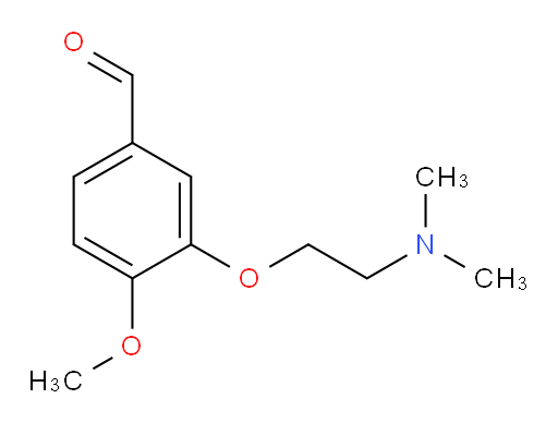 3-(2-(dimethylamino)ethoxy)-4-methoxybenzaldehyde